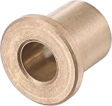 sourcing map Flange Sleeve Bearings 10mm Bore 16mm OD 20mm L Sintered Bronze view 5