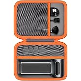 khanka Hard Case for WOLFBOX MF200 Electric Air Duster | Fits for Wolfbox MF200 Air Compressor and Accessories,Mesh Pocket Accessory Storage,Protective Case OnlyCase Only