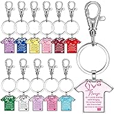 Landical 12 Pcs Nurse Gifts, Nurse Week Gifts, Thank You Nursing Keychain Bulk for Valentines Appreciation Women Medical