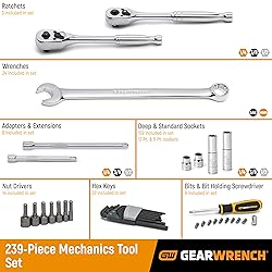 GEARWRENCH 239 Pc. BMC Mechanics Tool Set