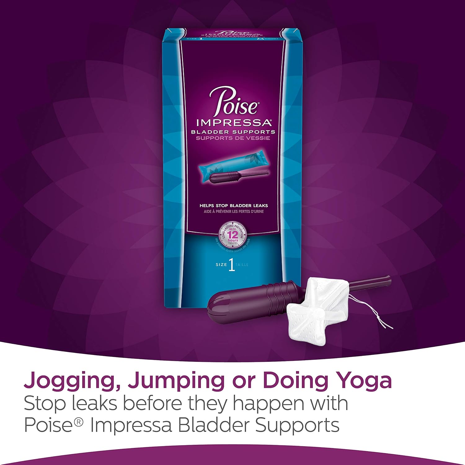 Poise Daily Incontinence Panty Liners, Very Light Absorbency, Regular, 26 Count: Health & Personal Care