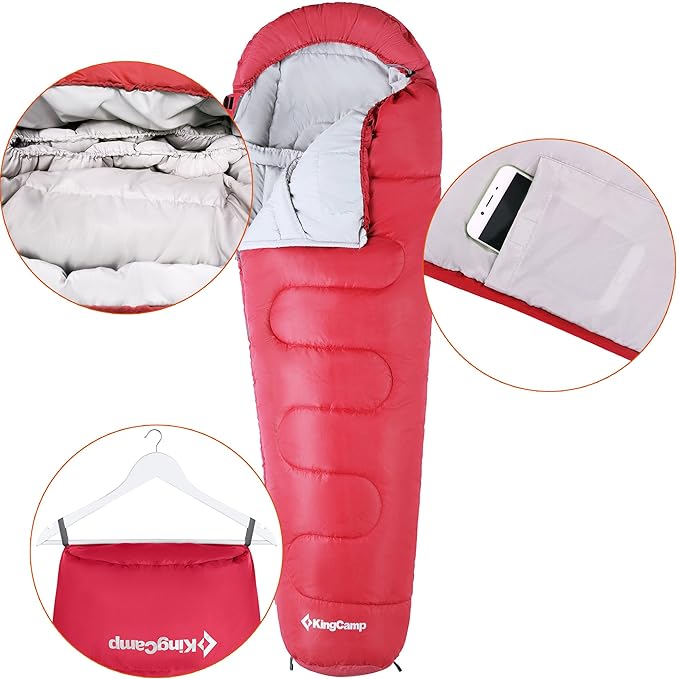Kingcamp Trek 300 Saco De Dormir Momia Camping Excursiones 3 4 Estaciones Dormir De Acampada Com Sacos De Dormir Kingcamp Trek 300 Saco De Dormir Momia Camping Excursiones 3 4 Estaciones Dormir De Acampada Com Sacos De Dormir