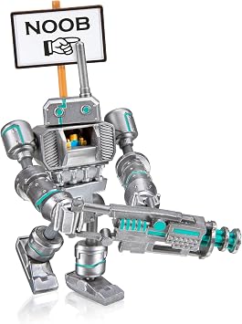 Coleccion Roblox Imagination Noob Attack Pack De Figuras De Movilidad Mech Incluye Articulo Virtual Exclusivo Amazon Es Juguetes Y Juegos - ropa de noob en roblox