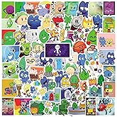 125Pcs Bfdi Stickers Pack, Aesthetic Vinyl Waterproof Sticker Decals for Water Bottle,Laptop,Phone,Skateboard,Scrapbooking,Bumper for Fans for Party Supply
