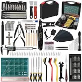 158 PCS 3D Printing Tool Kit, 3D Printing Accessories with Nozzle Cleaning Kit, Deburring Tool, Digital Caliper, Mini Rotary Tool, Smoothing Tools, 3D Printer Tools for Removing Finishing 3D Print