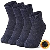 Sintege 2 Pairs Winter Insulated Socks Women Men Thermal Fuzzy Heated Thick Socks for Ski Hiking