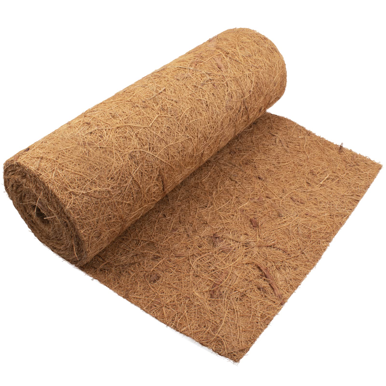 Fengaim 2m*0.3m/80" x 12" Coco Hanging Basket Liner Coconut Growing Mat Garden Plant Flowerpot Coconut Fibre Matting Liner Roll for Patio Containers Wall Troughs Reptile Carpet Lizard Cage Mat