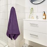Utopia Towels 4 Piece Bath Towel Set 69x137 cm 100% Ring Spun Cotton Plum view 8