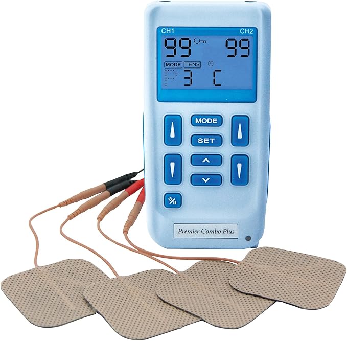 TENS Machine Combined with Muscle Stimulator The Premier Plus Easy