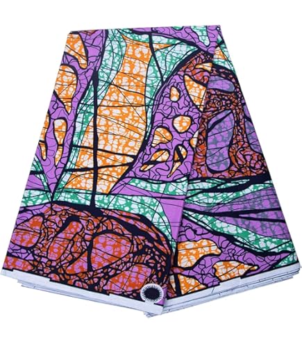 Amazon.com: Super Wax Hollandais Block Print | Dutch Wax Printed