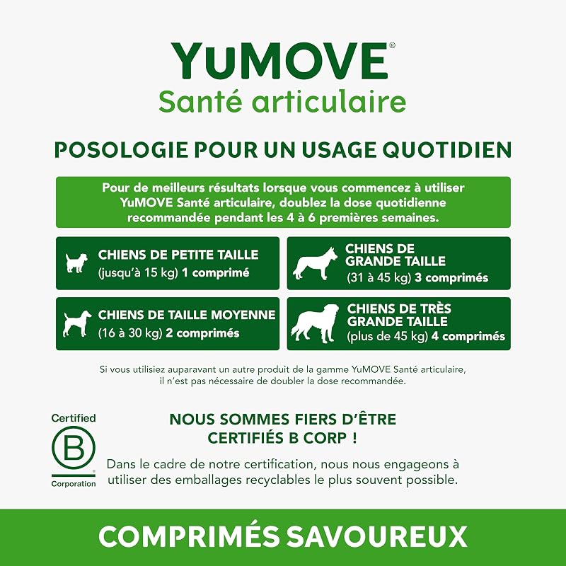 Articulation Chien 2-7 Ans - 120 Comprimés, ActivEase et Omega-3