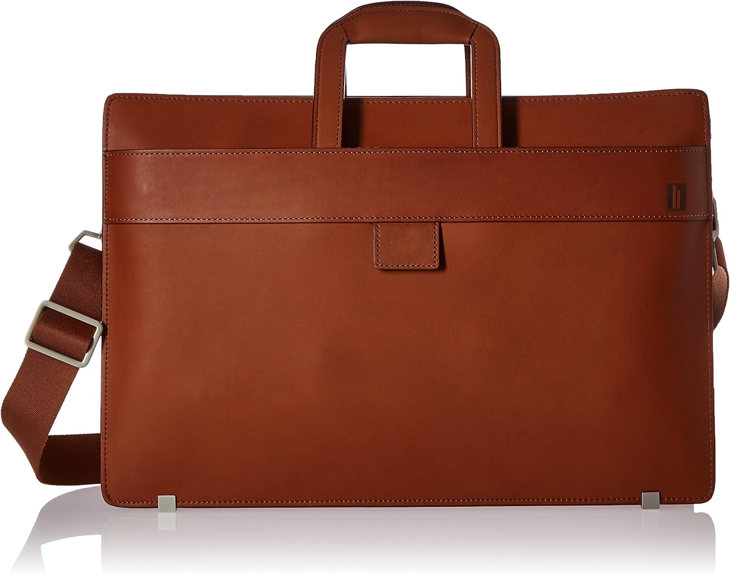 Hartmann Unisex Heritage Slim Brief Golden Oak Briefcase