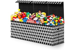 ANNKIE Large Toy Box, Toy Box for Boys, Toy Chest Storage, Collapsible Sturdy Kids Storage Bins with Lid & Handles, Extra Large Toy Box Chest Storage Organizer for Nursery,Playroom,Closet, 40.6"x14"x16.5"