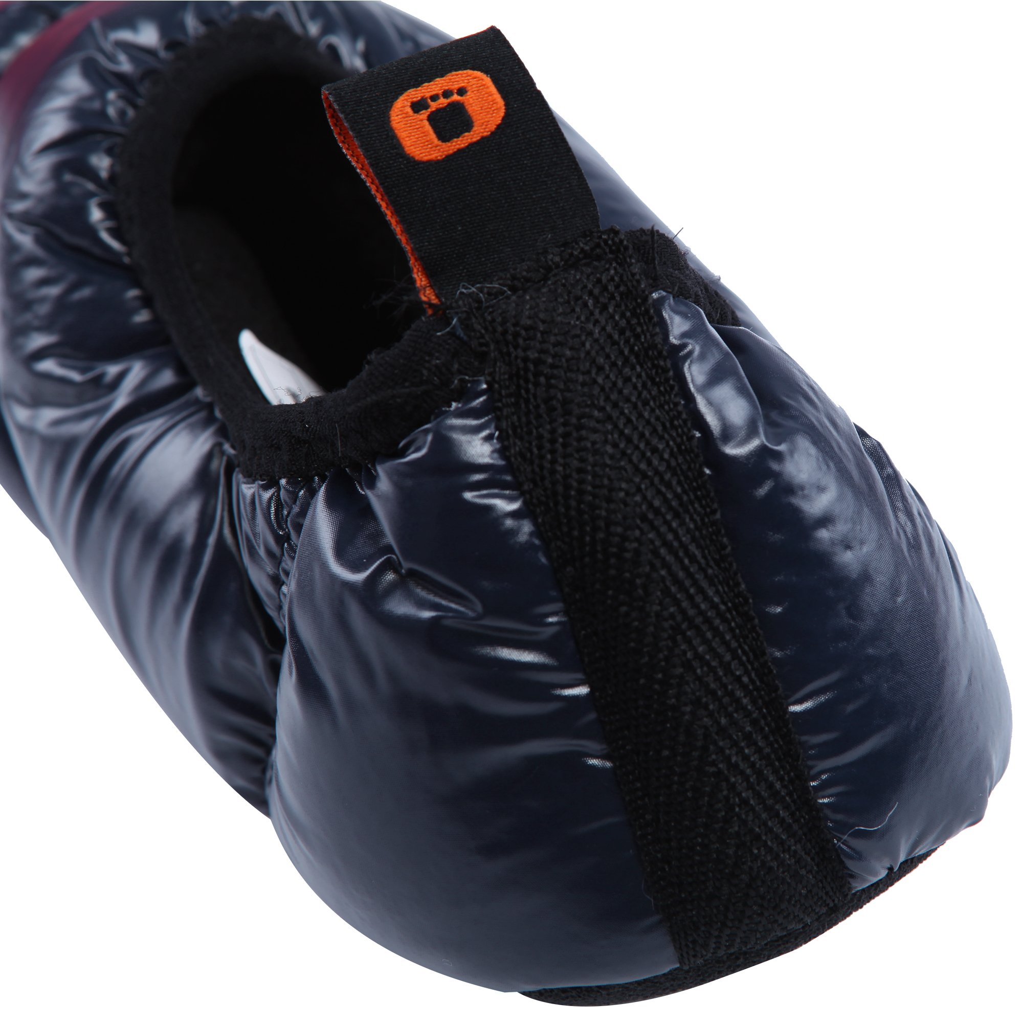 KingCamp Unisex Warm Soft Slippers With Slip Resistant Rubber Sole and Carry Bag (8.5-9, Navy)