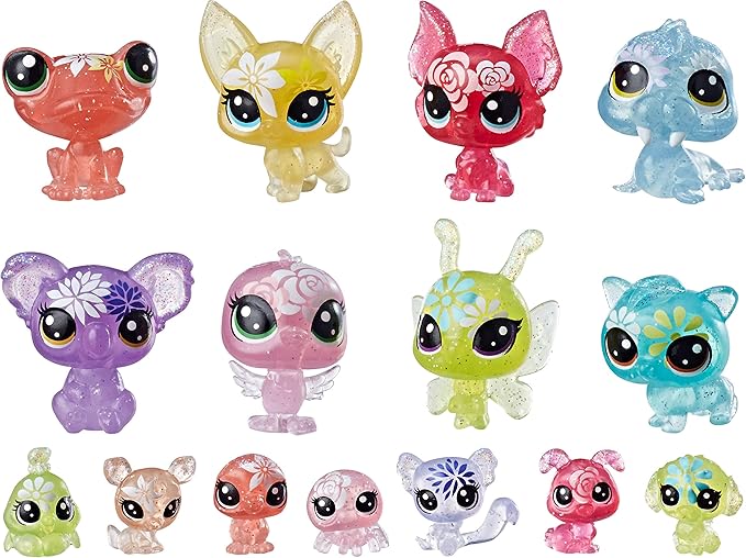 Littlest Pet Shop Blooming Bouquet, 16 Pets, Part of The Lps Petal