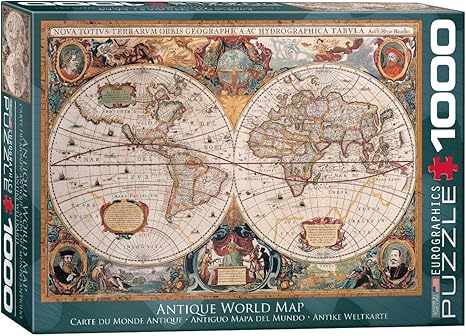 Eurographics Antique World Map Puzzle 1000 Piece