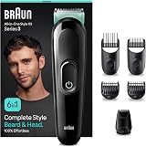 Braun All-in-One Style Kit Series 3 MGK3421 6-in-1 Grooming Kit EU Plug