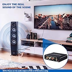 HDMI ARC Audio Extractor, Tendak 192KHz ARC Audio