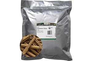 Frontier Co-op Organic Ceylon Cinnamon Sticks 3" 1lb - Bulk Cinnamon Sticks for Crafts, Drinks, Holiday Recipes, Cinnamon Powder and More