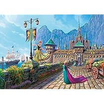 ディズニー ⭐️ Ceaco - Disney - Thomas Kinkade - Mickey & Minnie in Japan - 1000