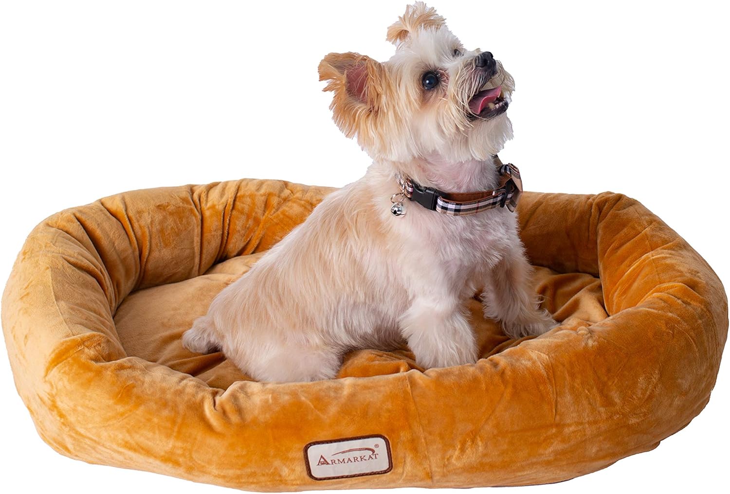 oval cushy dog sofa