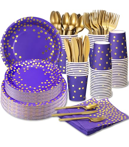 Purple & White-Gold Graduation Banner - 'She Believed She Could So She Did', 18 Pieces