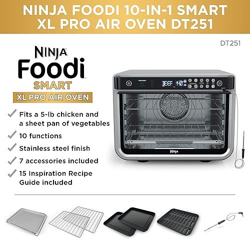 NINJA DT251 Foodi 10-in-1 Smart Air Fry Digital Countertop
