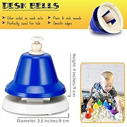 MINIARTIS Desk Bells for Kids | Educational Music