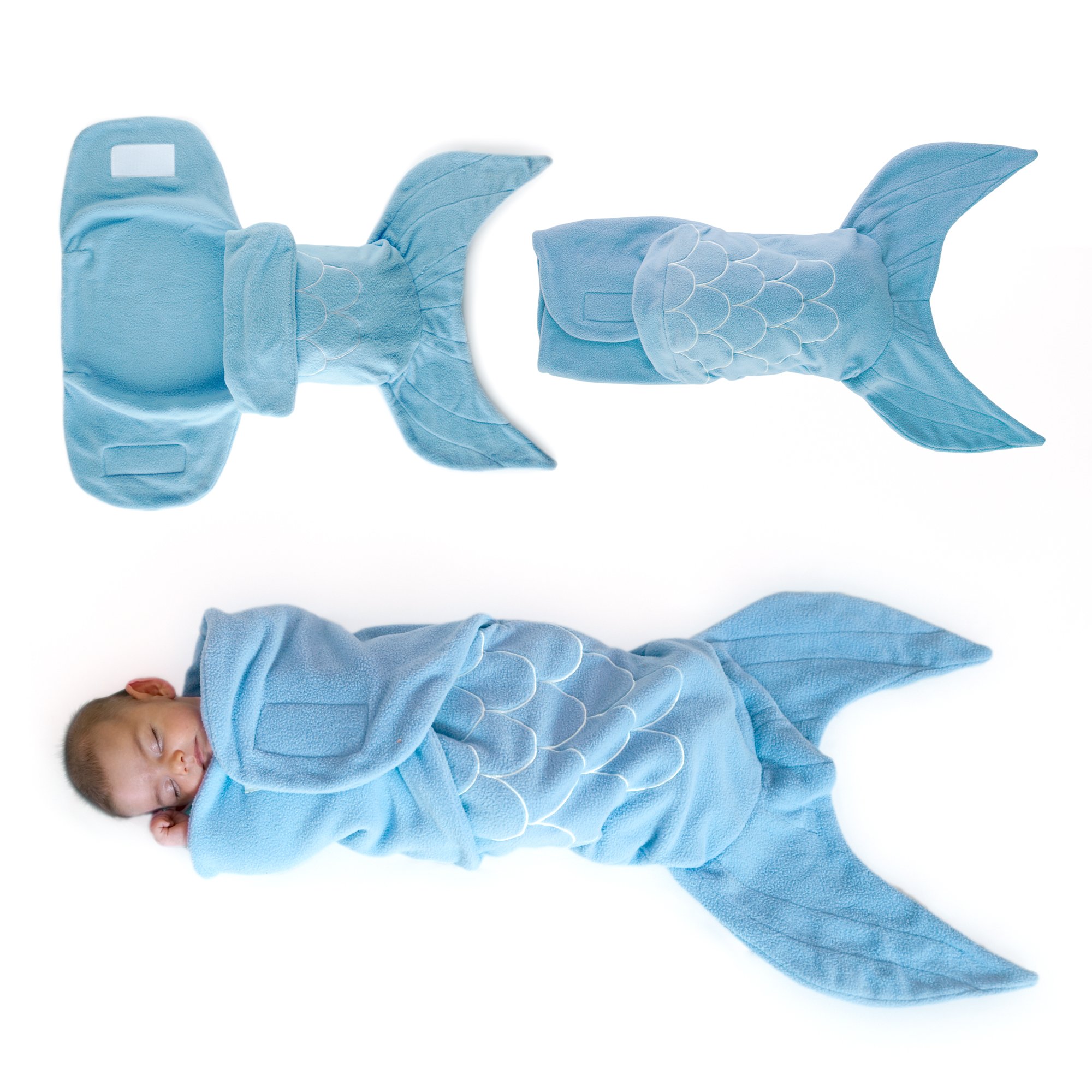 mermaid swaddle blanket