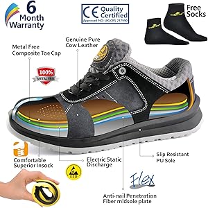 wide fit safety shoes