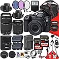 Canon EOS R6 Mark II Mirrorless Camera with 24-105mm f/4-7.1 IS STM and EF 75-300mm f/4-5.6 III Lens + 128GB and 64GB Memory + Extra Charger + Filters + Tripod + More (33pc Bundle) (Renewed)
