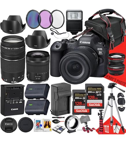 Canon EOS 6D + EF 24-105mm セット Canon EOS 6D Mark II Full Frame DSLR Camera with EF 24-105mm