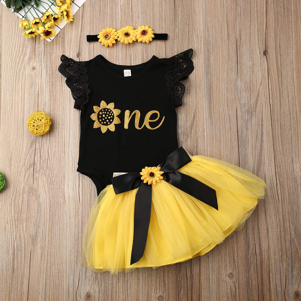 yellow tutu skirt for baby girl