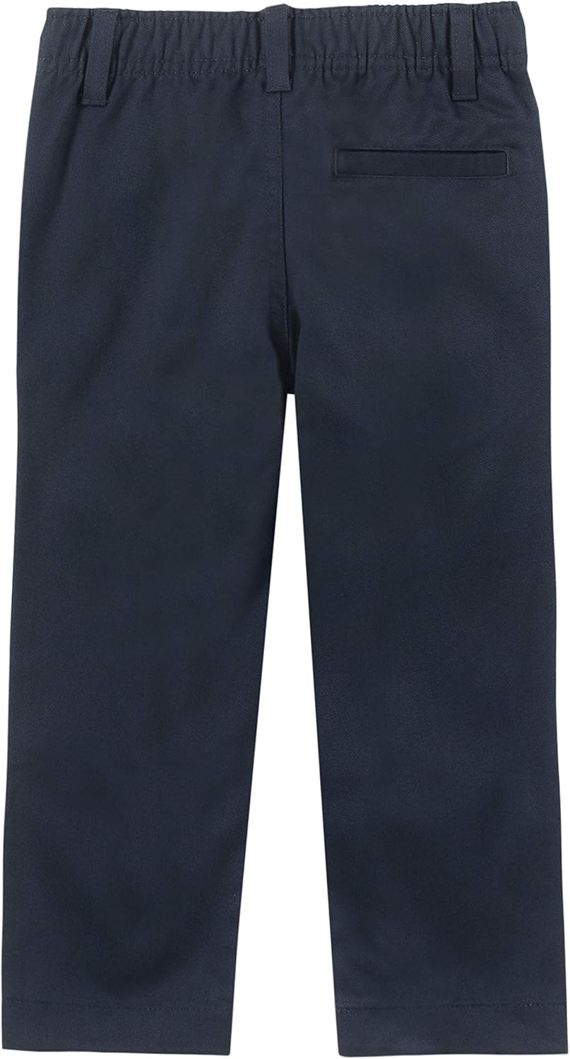 Chaps Boys' School Uniform Chino Twill Pant: Clothing