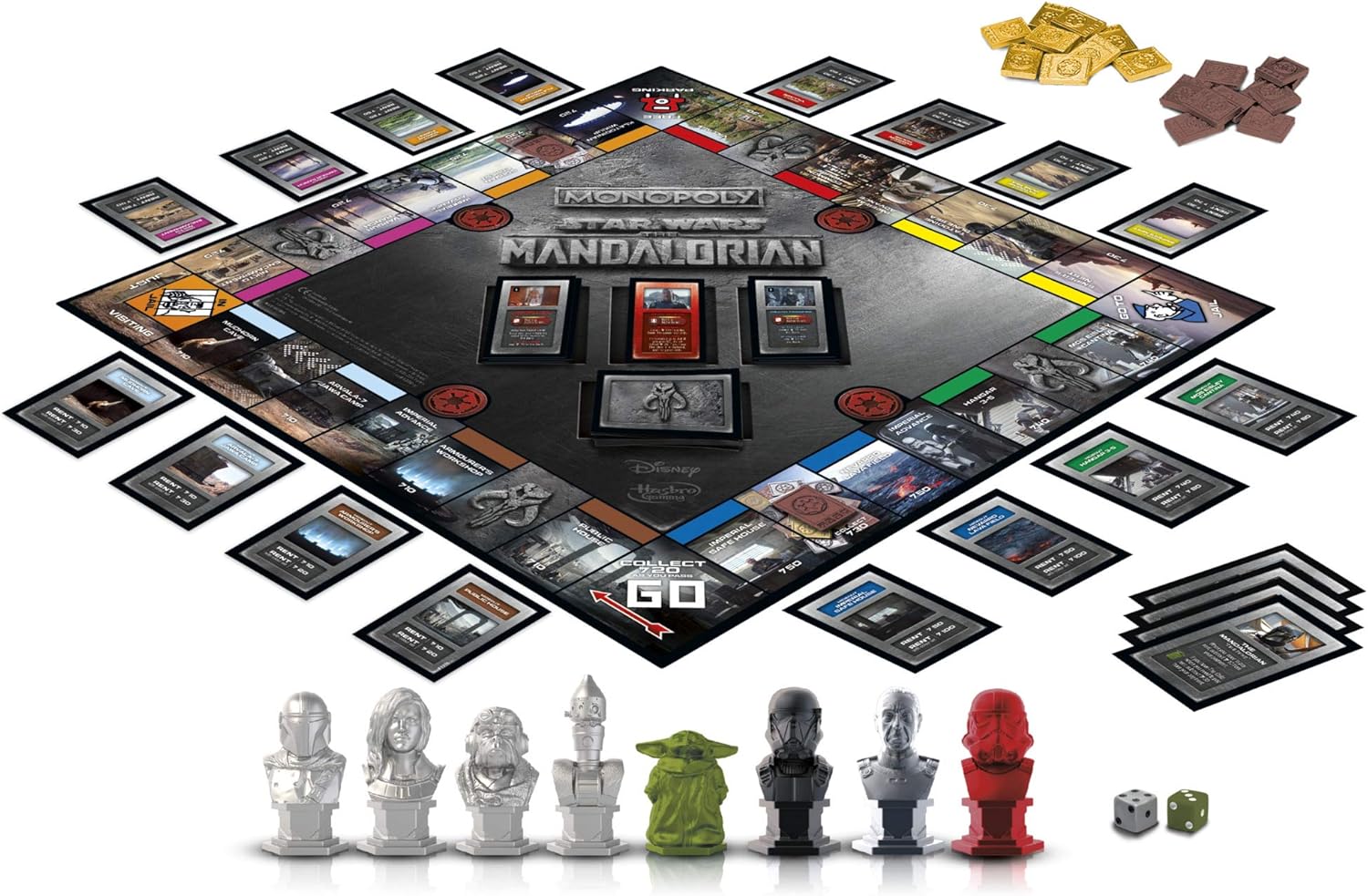 Monopoly: Star Wars The Mandalorian Edition Board Game, Protect The Child ("Baby Yoda") From Imperial Enemies - Image 5