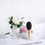 BESTOOL Hair Brush Boar & Nylon Bristles Round Paddle Eco Bamboo view 7