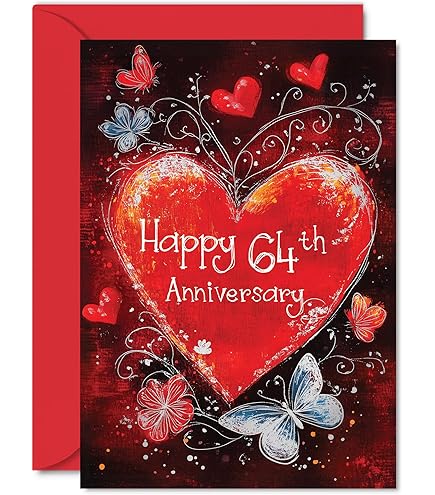 Amazon.com : Awesome 64th Anniversary Card for Husband