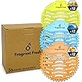 Fragrant Fresh Urinal Screen Deodorizer, Fresh Scented Urinal Screen With Easy Fit & Multiple use (MultiColor, 36 Pack)