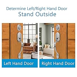 Natsukage Front Door Handle Front Door Lock Set