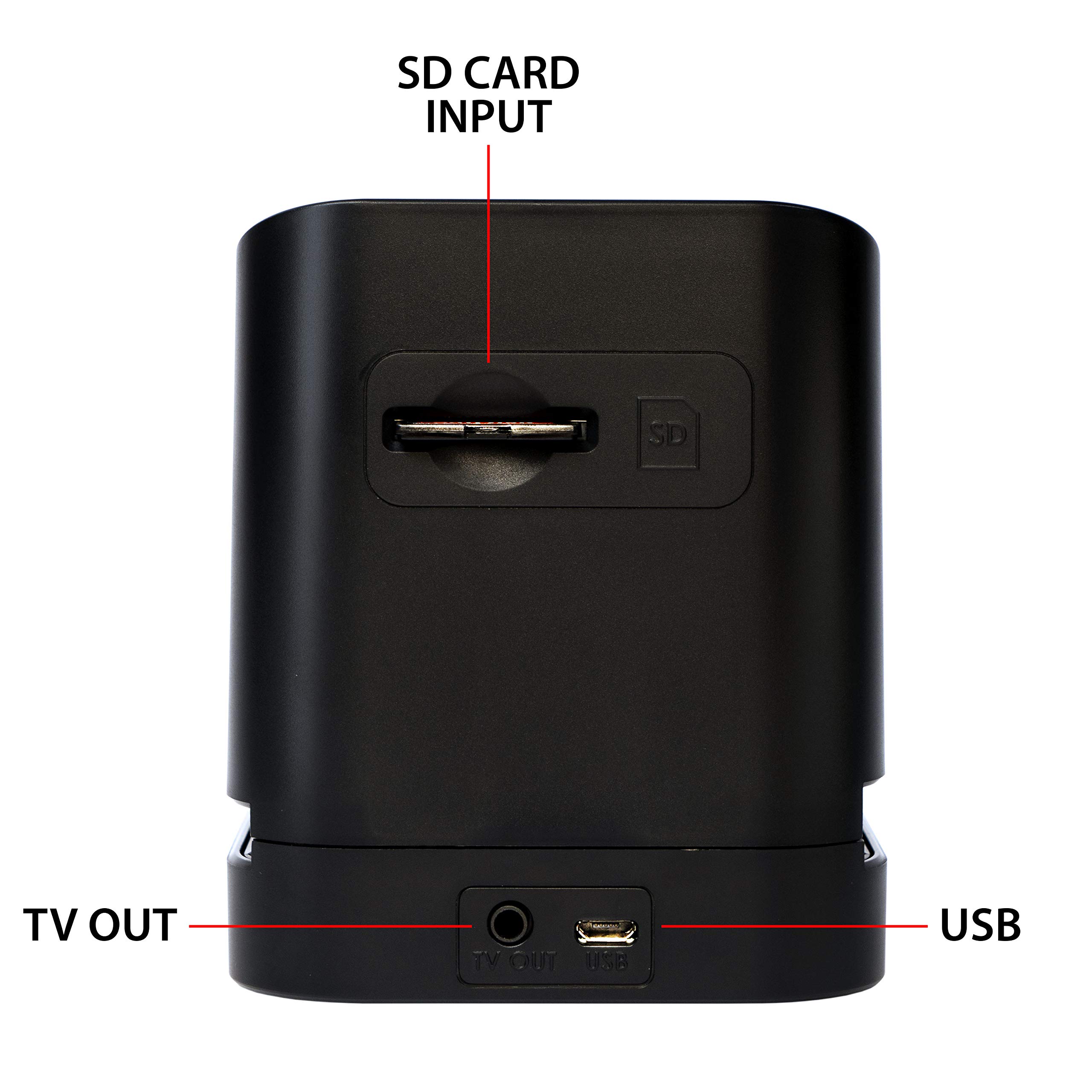 Magnasonic All-In-One Film & Slide Scanner, High Resolution 22MP, Converts 35mm/110/126/ Super 8/8mm Film & 135/110/126 Slides into Digital JPEG, 2.4