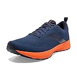Brooks Revel 5 Titan/Peacoat/Flame 8 D