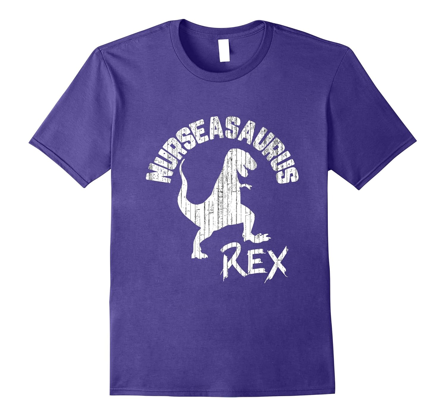 Nurse Nurseasaurus Rex Dinosaur Funny RN LVN Graphic T-Shirt-ANZ