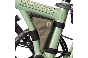 Vincita Boomerang Bag - Frame Bag for Brompton Bike - Bicycle Accessories (Green)