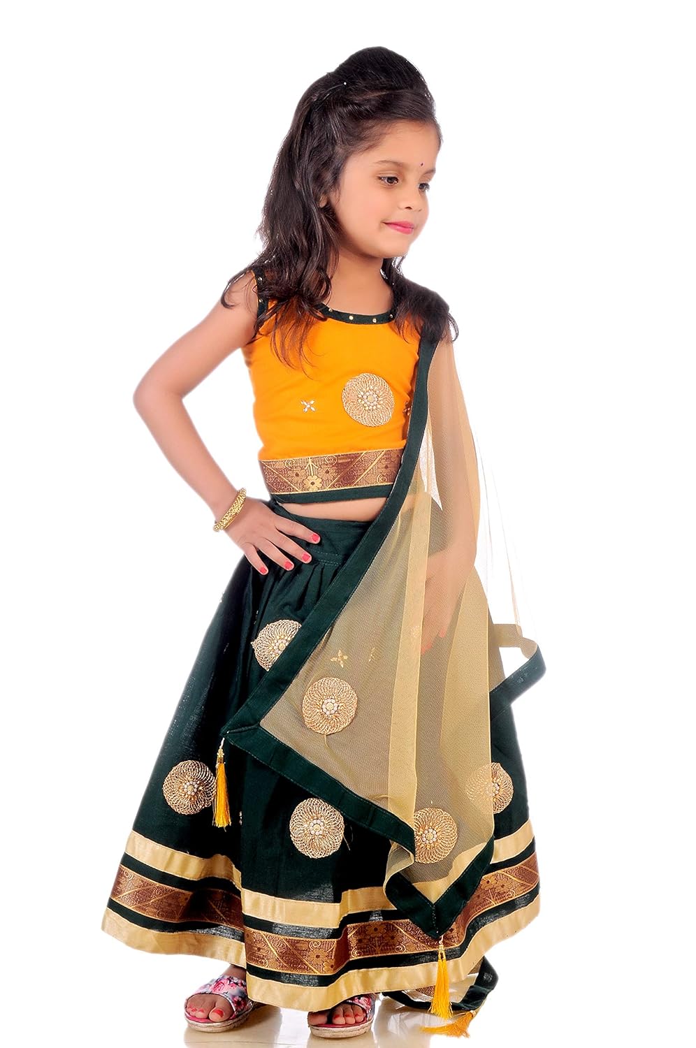choli dress for baby girl