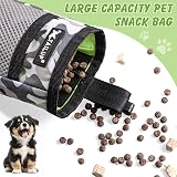Lanjue 2 Pieces Small Dog Treat Bag Camouflage 600D Oxford Cloth Waist Belt Clip view 2