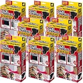 Ruby Space Triangles Original AS-SEEN-ON-TV, Ultra- Premium Hanger Hooks Triple Closet Space 18 Count (Pack of 8), Black