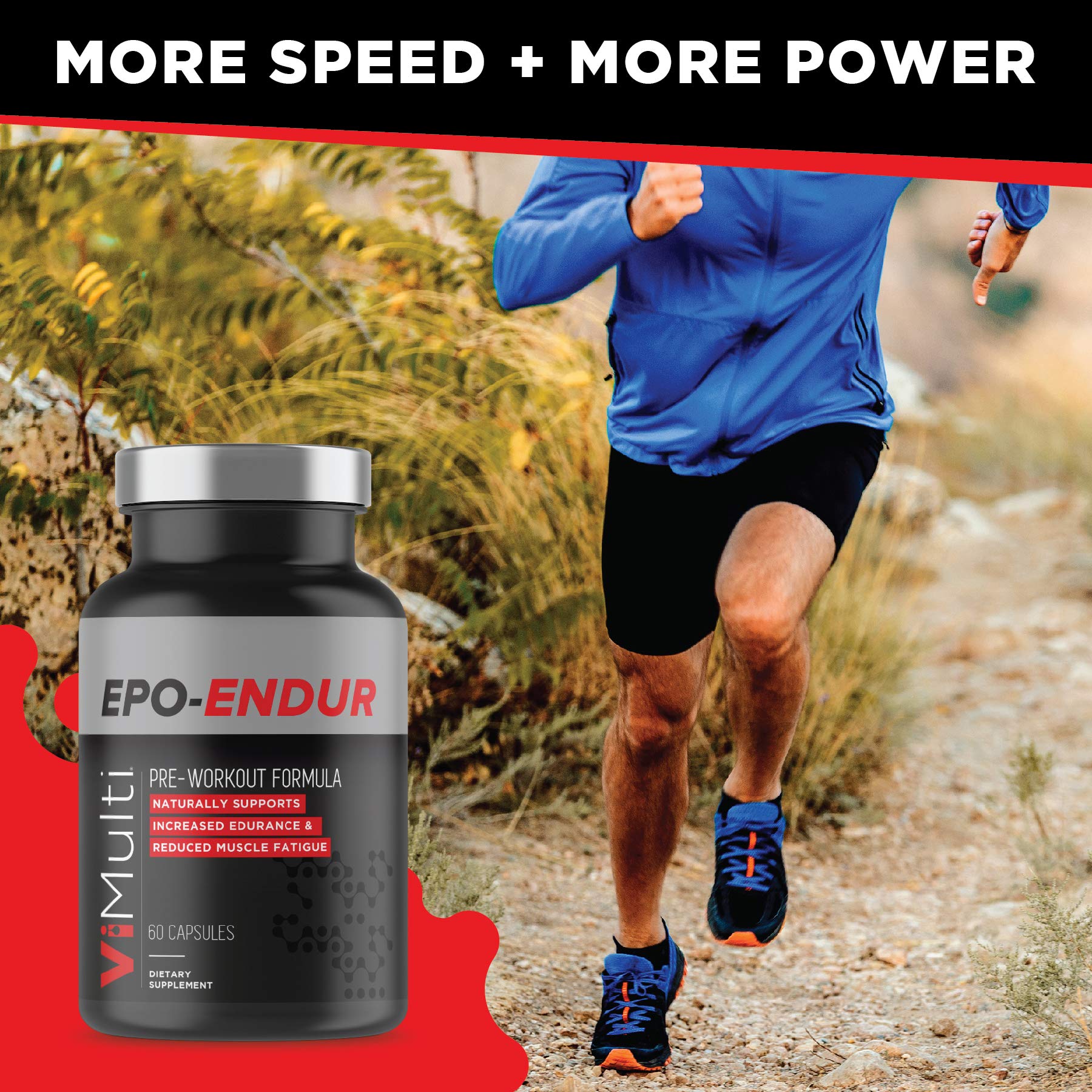 ViMulti EPOEndur Pre Workout Capsules for Runners and