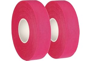 Aurorasports 2 Roll Hockey Tape Strong Adhesive Athletic Tapes & Wraps for Ice & Roller Hockey Stick, Blade & Handle Protecto