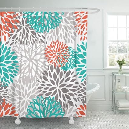 Amazon Com Accrocn Waterproof Shower Curtain Curtains Fabric