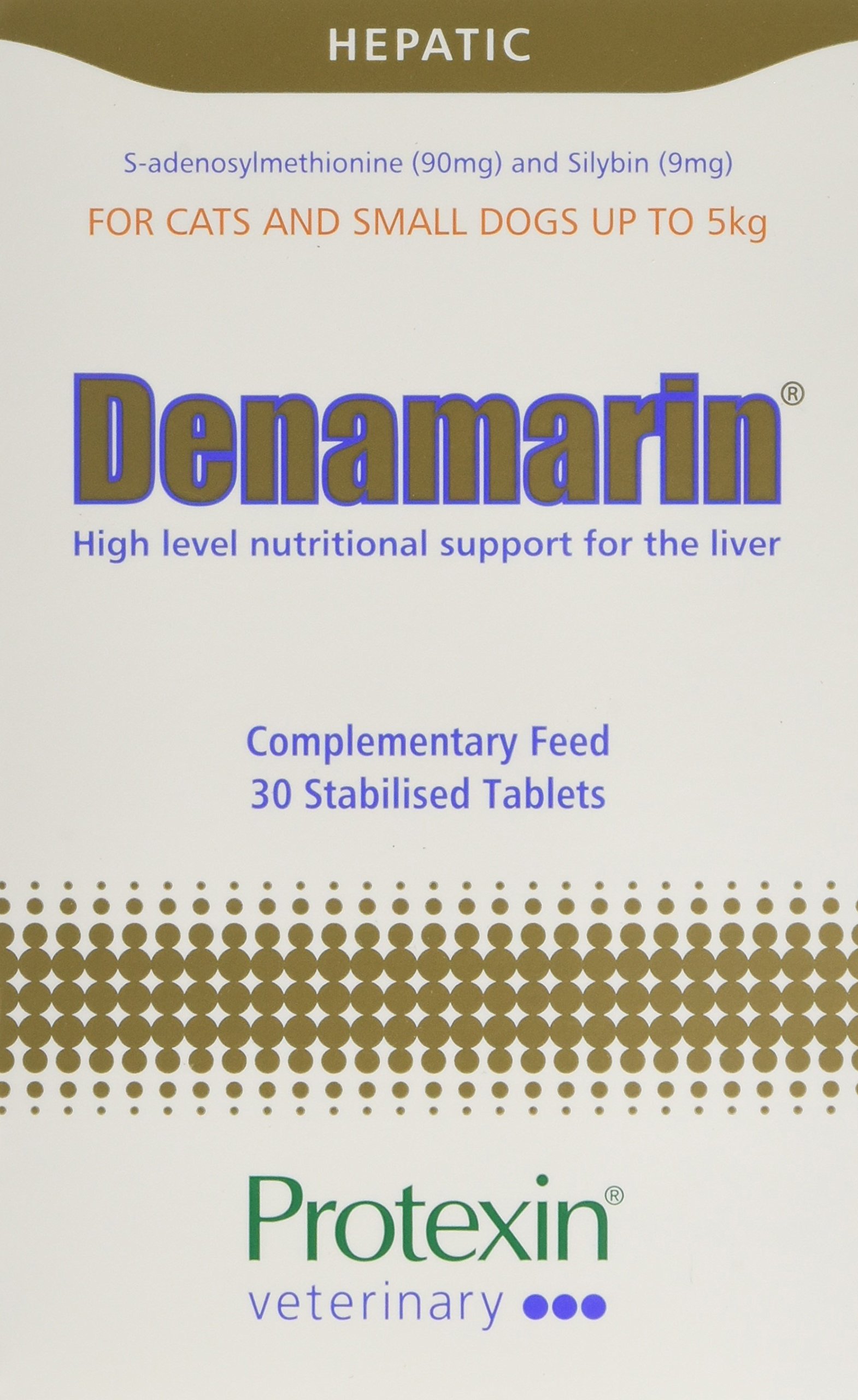 Denamarin for Cats and Small Dogs Tablets 90 mg, Pack of 30 Tablets โ image 1